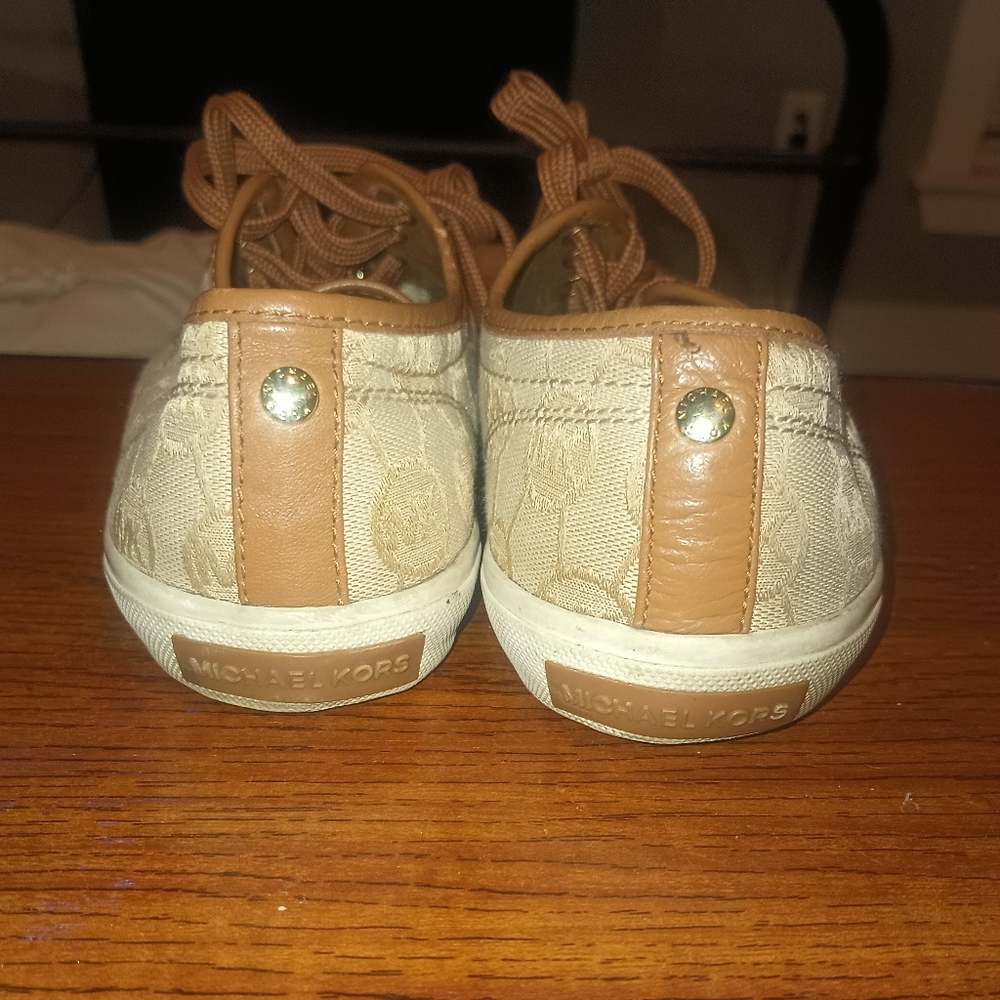 Michael Kors brown and cream sneakers - Picture 3 of 3